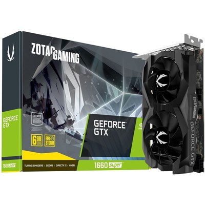 ZOTAC GAMING GeForce GTX 1660 SUPER Twin Fan ZT-T16620F-10L Graphics Card (Open box Never used )