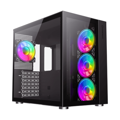 GameMax Infinity | Supports up to 10x Fans, Mid-Tower ATX Case - (Black)