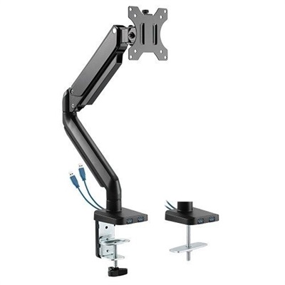 TWISTED MINDS COUNTERBALANCE SINGLE MONITOR ARM WITH 3.0 USB PORT(17-32") USB PORT  Be the first to 
