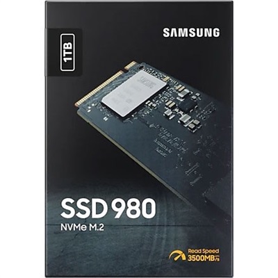 Samsung SSD 980 PCIe NVMe M.2 1TB | MZ-V8V1T0BW