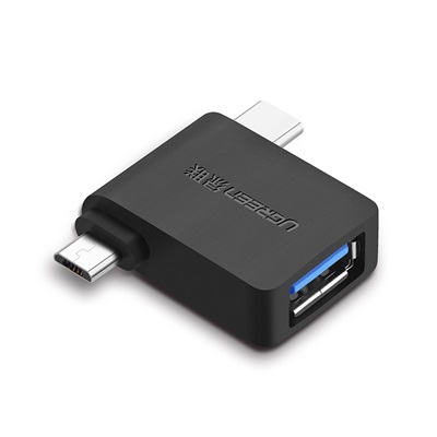 UGreen 2 in 1 Adapter USB Male To Micro USB & Type-C