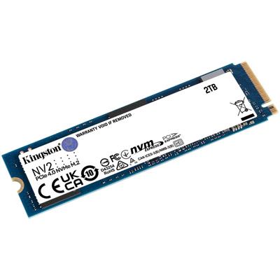 Kingston NV2 2TB PCIe 4.0 Gen 4 NVMe M.2 2280 SSD - SNVS/2000G