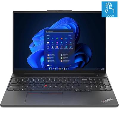 Lenovo ThinkPad E16 Gen 1 Touchscreen Business Laptop | Intel Core i5-1335U 16GB 512GB SSD Backlit KB Windows 11 Pro Fingerprint Reader 16" WUXGA 1920 x 1200 IPS Touchscreen