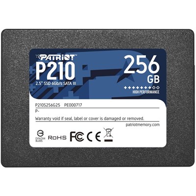 Patriot P210 2.5" SSD SATA III 256GB