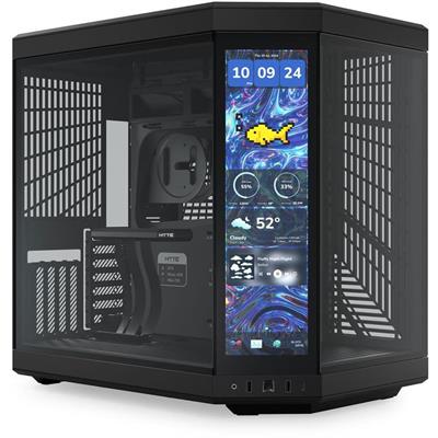 HYTE Y70 Touch Infinite Modern Aesthetic Case - Pitch Black