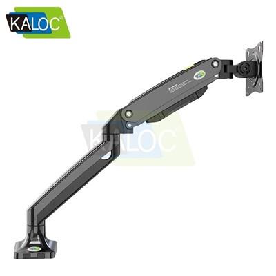  Kaloc DS110 Single Monitor Desk Mount - Articulating Gas Spring Multi Way Stand - Fits 17 - 32 Inch Screens
