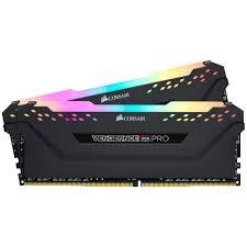 CORSAIR VENGEANCE RGB PRO 32GB (2 x 16GB) DDR4 DRAM 3200MHz C16 Memory Kit — Black