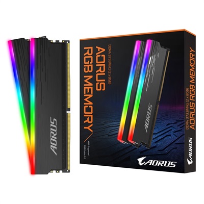 Gigabyte AORUS RGB Memory DDR4 16GB (2x8GB) 3733MHz GP-ARS16G37