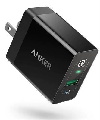 Anker PowerPort 1 Quick Charge 3.0 With USB-C Cable B2013112 - Black