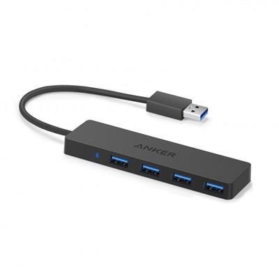 Anker 4-Port Ultra Slim USB 3.0 Hub - Black