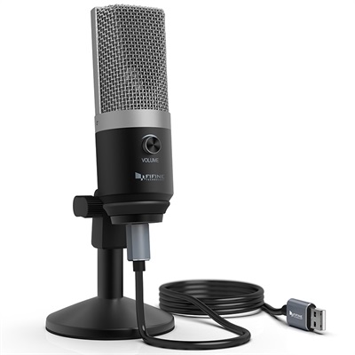 Fifine K670 USB Condenser Microphone With Volume Dial