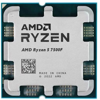 AMD Ryzen 5 7500F Desktop Processor - Tray - Raphael AM5 Zen 4 6C Unlocked