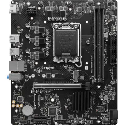 MSI PRO H610M-S DDR4 Intel Motherboard DDR4, Support Intel® Core™ 14th/ 13th/ 12th Gen Processors, LGA1700