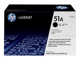 HP 51A Black Original LaserJet Toner Cartridge, Q7551A