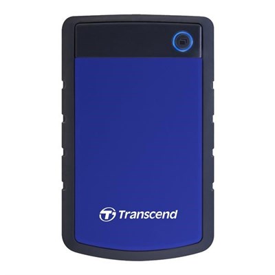 Transcend StoreJet® 25H3 1TB USB 3.0 Portable Hard Drive - TS1TSJ25H3B - Navy Blue/Purple