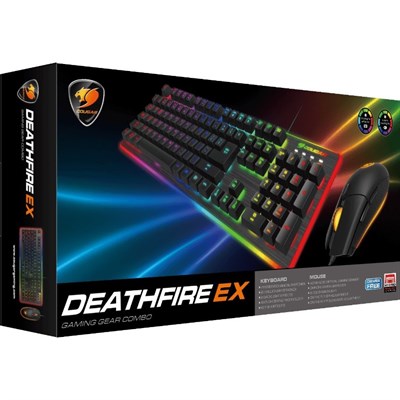 Cougar Deathfire EX Gaming Gear Combo, Hybrid Mechanical Switches