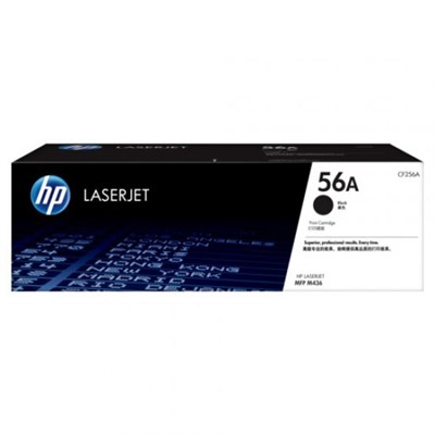 HP 56A Black Original LaserJet Toner Cartridge CF256A