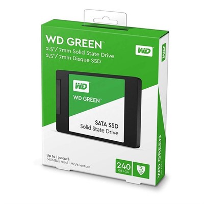 Western Digital (WD) Green 240GB PC Solid State Drive (SSD) - WDS240G2G0A