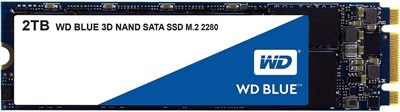 Western Digital 2TB WD Blue 3D NAND Internal PC SSD - SATA III 6 Gb/s, M.2 2280,