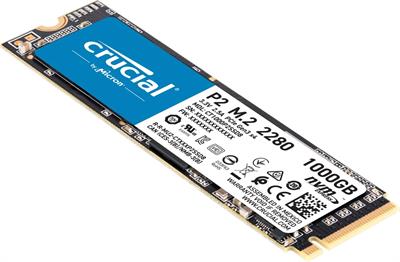 Crucial P2 1TB 3D NAND NVMe PCIe M.2 SSD Up to 2400MB/s - 