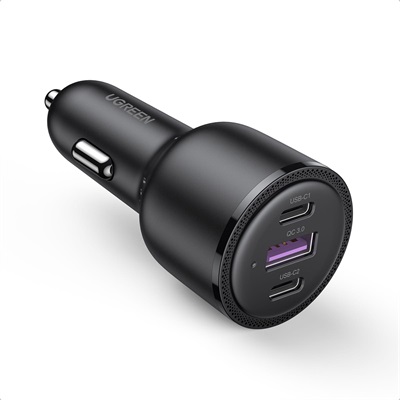 UGreen Car Charger 69W USB-A + PD Ports Fast Charger