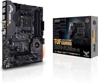 Asus TUF GAMING X570-PLUS WIFI AMD AM4 X570 ATX Gaming Motherboard