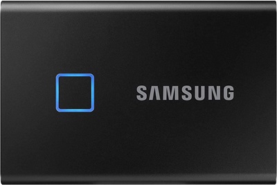 SAMSUNG T7 Touch Portable SSD 1TB - Up to 1050MB/s