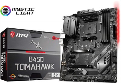 MSI B450 Tomahawk Gaming AM4 AMD Chipset Motherboard