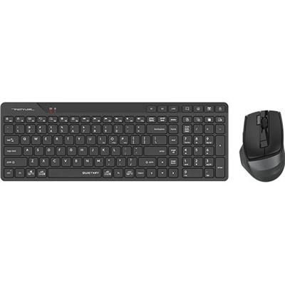 A4Tech FB2800C Air2 Bluetooth & 2.4G Desktop Set Black, Dual Mode Wireless, Quiet Key Keyboard