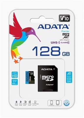 ADATA 128GB Premier microSDXC/SDHC UHS-I Class10 