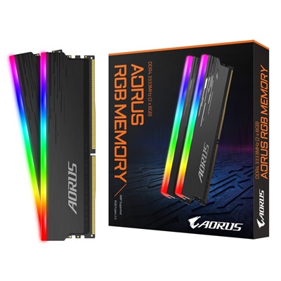 Gigabyte AORUS RGB Memory DDR4 16GB (2x8GB) 3333MHz GP-ARS16G33