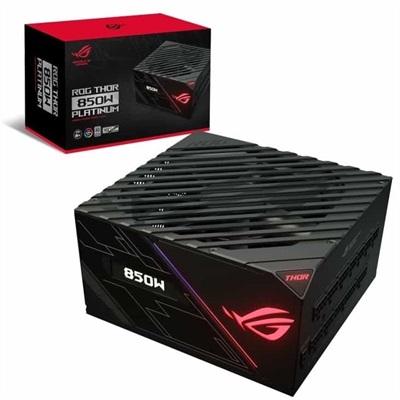 ASUS ROG Thor 850W Platinum Fully Modular Power Supply with Aura Sync and an OLED display