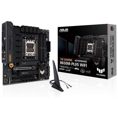 Asus TUF Gaming B650M-Plus WiFi DDR5 AMD AM5 MicroATX Motherboard - PCIe 5.0, WiFi 6, Durability