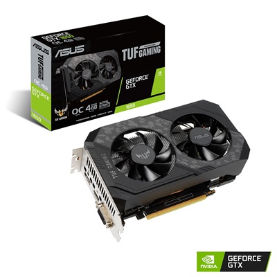 ASUS TUF Gaming GeForce® GTX 1650 OC Edition 4GB GDDR6 is your ticket into PC gaming.