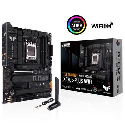 ASUS TUF GAMING X670E-PLUS WIFI DDR5 AMD AM5 ATX Socket Motherboard