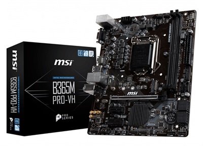 MSI B365M PRO-VH Motherboard Intel B365 for 8th & 9th gen CPU 