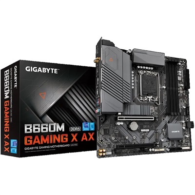 Gigabyte B660M Gaming X AX Motherboard 12th and 13th Gen 2