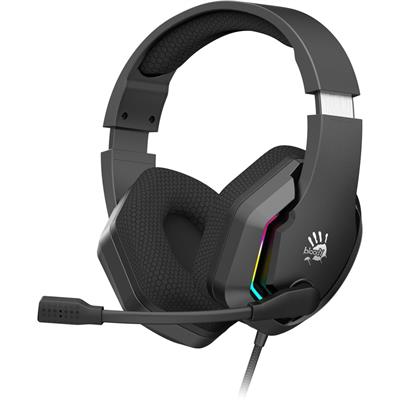 Bloody G260P Stereo Surround Sound Wired Gaming Headphone - RGB Backlit - 3.5mm Plug - Noise Cancelling Mic - Black