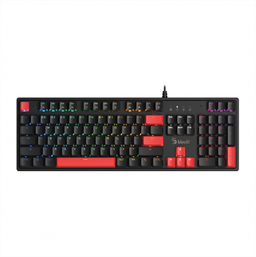 A4Tech Bloody S520N RGB Mechanical Switch Gaming Keyboard  - Fire Black