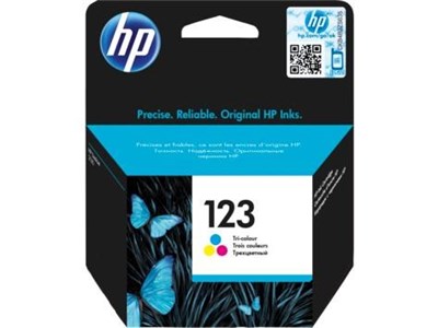 HP 123 Tri-color Original Ink Cartridge (F6V16AE)