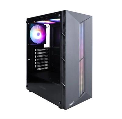 Boost Cheetah RGB ATX Mid-Tower Computer Case Containing 3 Pre-Installed RGB Fans