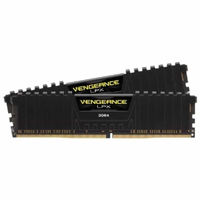 Corsair Vengeance® LPX 8GB (1x8GB) DDR4 DRAM 2400MHz Memory Kit - Black (CMK8GX4M1A2400C16)