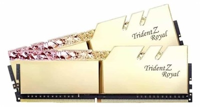 G.SKILL Trident Z Royal Series Gold 16GB (8GBx2) RGB DDR4 3600MHz Desktop Memory