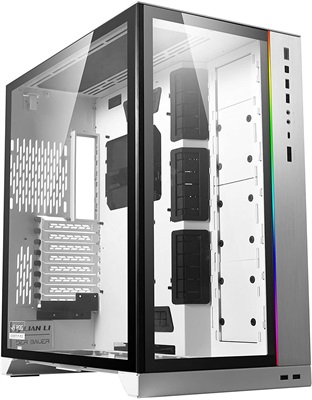 Lian Li O11 Dynamic XL ROG Certified (White) ATX Full Tower Gaming Computer Case (O11D XL-W)