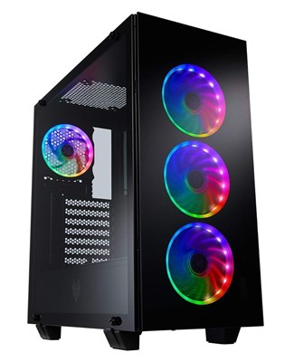 FSP CMT510 Plus Mid Tower Gaming Case with 3 Tempered Glass