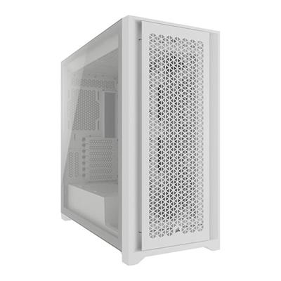 Corsair 5000D CORE AIRFLOW Tempered Glass Mid-Tower ATX PC Case - CC-9011262-WW - White