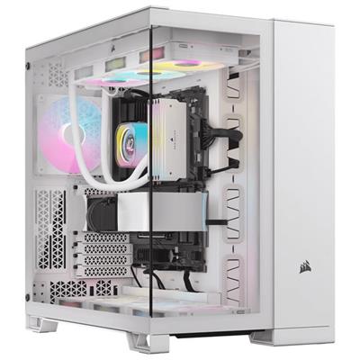 Corsair 6500X Mid-Tower Dual Chamber ATX PC Case - White