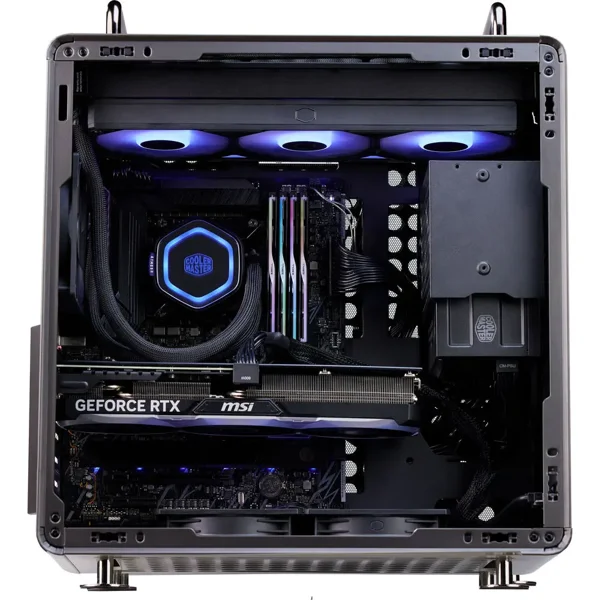 Cooler Master QUBE 540 High-Airflow ATX Mid-Tower Case, Q540-MGNN-S00, Stardust Iron