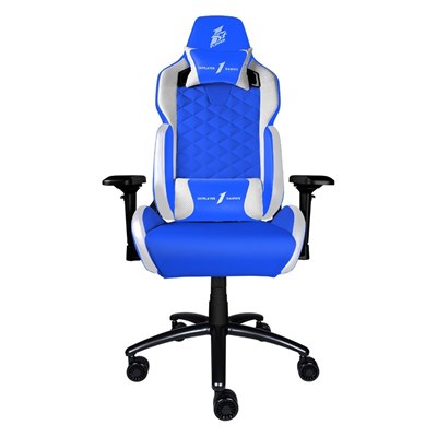 1stPlayer DK2 Blue & White Dedicated to improving gamers Gaming Chair