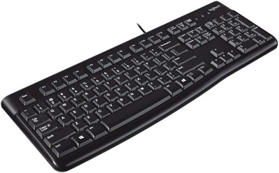 Logitech K120 Ergonomic Desktop USB Wired Keyboard